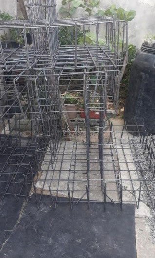 corte dobra fabricação de armaduras