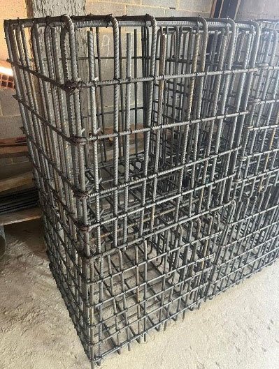 corte dobra fabricação de armaduras